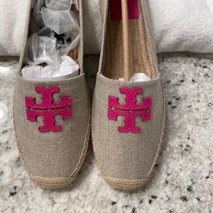 Tory Burch Espadrilles size 10. New in box!
